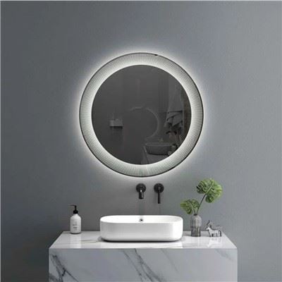 Led apvalus vonios veidrodis